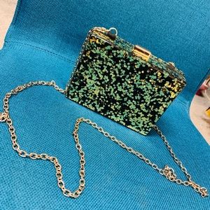 SOLD! BRAND NEW ALDO SPARKLE CLUTCH WITH CHAIN!